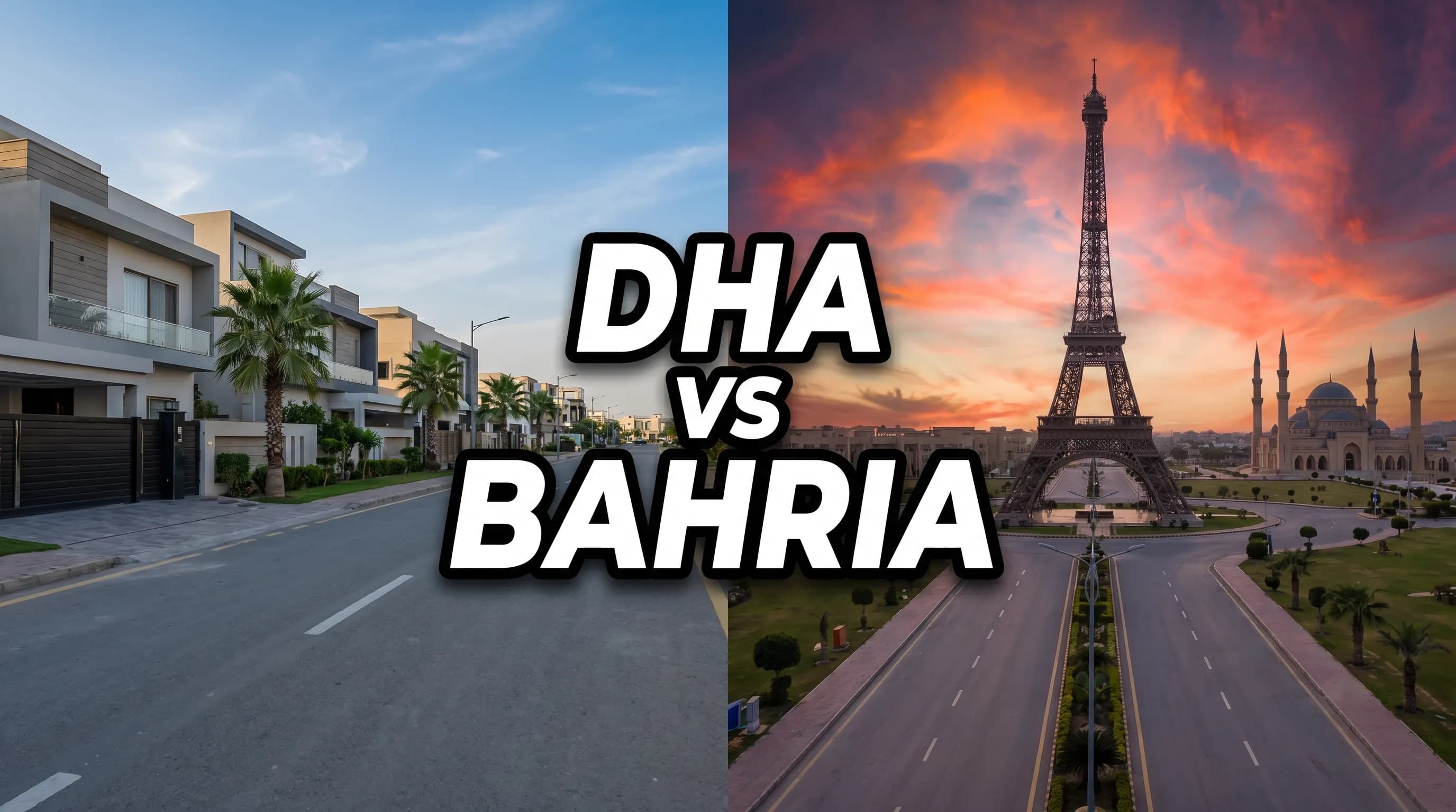 DHA لاہور اور بحریہ ٹاؤن لاہور — ایک ہی دن میں دونوں دیکھے، جو آنکھوں نے دیکھا وہ سنیے